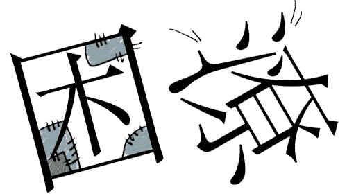 看图猜成语图片答案:穷困潦倒($info['id'])