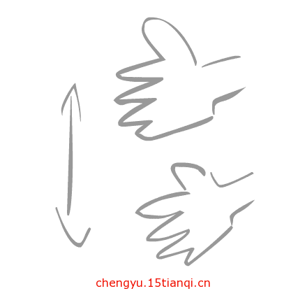 看图猜成语答案图解:上下其手($info['id'])